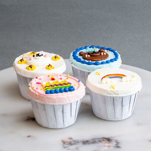 Kids Cupcake Set - Cupcakes - Lavish Patisserie - Set of 4 - Eat Cake Today - Birthday Cake Delivery - KL/PJ/Malaysia
