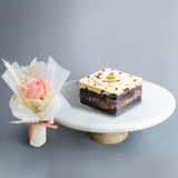 Korean Ins Container Dessert & Flower Bundle - Bundle Pack - Lavish Patisserie - Flower - Eat Cake Today - Birthday Cake Delivery - KL/PJ/Malaysia