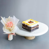 Korean Ins Container Dessert & Flower Bundle - Bundle Pack - Lavish Patisserie - Teddy Bear - Eat Cake Today - Birthday Cake Delivery - KL/PJ/Malaysia