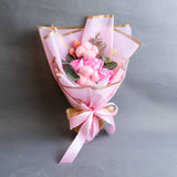 Korean Rosié Soap Flower Bouquet - Flowers - Happy Balloon Shop - Pink - Eat Cake Today - Birthday Cake Delivery - KL/PJ/Malaysia