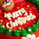 Korean Vintage Christmas Cake 6" - Designer Cakes - Cake Hub - - Eat Cake Today - Birthday Cake Delivery - KL/PJ/Malaysia