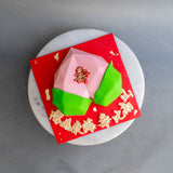 Longevity Peach Chocolate Pinata 7" - Designer Cakes - Junandus - - Eat Cake Today - Birthday Cake Delivery - KL/PJ/Malaysia