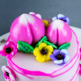 Longevity Peach Jelly Cake 4" - Jelly Cakes - Q Jelly Bakery - - Eat Cake Today - Birthday Cake Delivery - KL/PJ/Malaysia