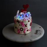 Love Light Up My life Valentine's Day Cake - Buttercakes - In The Clouds Cakes - - Eat Cake Today - Birthday Cake Delivery - KL/PJ/Malaysia