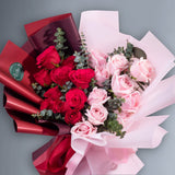 Love You 520 Fresh Flower Bouquet - Flowers - Bull & Rabbit - - Eat Cake Today - Birthday Cake Delivery - KL/PJ/Malaysia