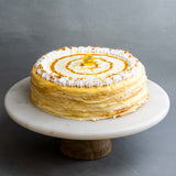 Luscious Salted Caramel Mille Crepe Cake 8" - Crepe Cakes - Yippii Gift - - Eat Cake Today - Birthday Cake Delivery - KL/PJ/Malaysia