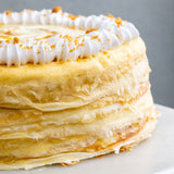 Luscious Salted Caramel Mille Crepe Cake 8" - Crepe Cakes - Yippii Gift - - Eat Cake Today - Birthday Cake Delivery - KL/PJ/Malaysia