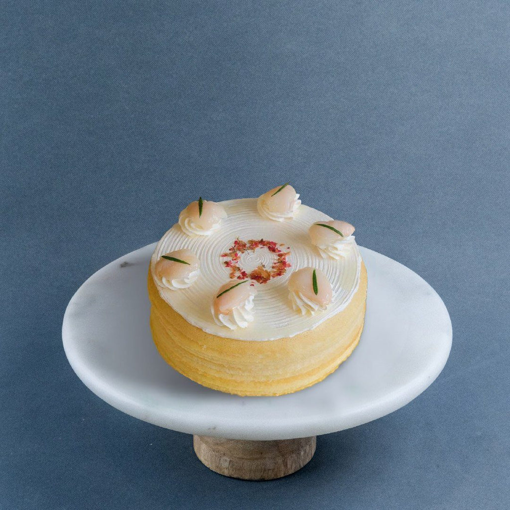 Lychee Rose Mille Crepe Cake Online Cake Delivery Penang Near Me
