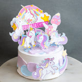 Magical Unicorn Cake 6" - Sponge Cakes - Jyu Pastry Art - - Eat Cake Today - Birthday Cake Delivery - KL/PJ/Malaysia
