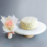 Malaysian Flavour Cake & Flower Bundle - Bundle Pack - Lavish Patisserie - - Eat Cake Today - Birthday Cake Delivery - KL/PJ/Malaysia