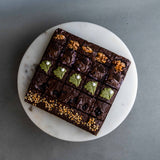 Matcha Kit Kat Assorted Brownies 8" - Brownies - Mr & Mrs Brownie - - Eat Cake Today - Birthday Cake Delivery - KL/PJ/Malaysia
