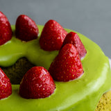 Matcha Strawberry Chiffon Cake 6" - Sponge Cakes - Seventh Day Café - - Eat Cake Today - Birthday Cake Delivery - KL/PJ/Malaysia