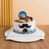 Minimalistic Father's Day Cake 6" - Sponge Cakes - Dessertz 22' - - Eat Cake Today - Birthday Cake Delivery - KL/PJ/Malaysia