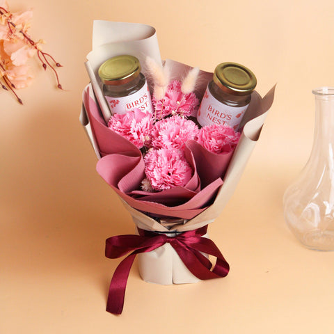 Mother's Day Soap Carnation Bouquet - Flowers - Happy Balloon Shop - - Eat Cake Today - Birthday Cake Delivery - KL/PJ/Malaysia