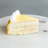 Musang King Durian Mille Crepe Cake 8" - Crepe Cakes - Cake Hub - - Eat Cake Today - Birthday Cake Delivery - KL/PJ/Malaysia