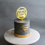 My Super Papa Cake 5" - Buttercakes - Libra Cook & Bake Kepong - - Eat Cake Today - Birthday Cake Delivery - KL/PJ/Malaysia