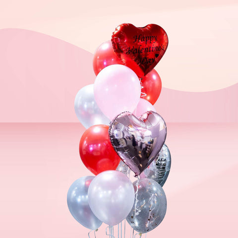 My Valentine's Day Balloon Bouquet - Balloons - Happy Balloon Shop - - Eat Cake Today - Birthday Cake Delivery - KL/PJ/Malaysia