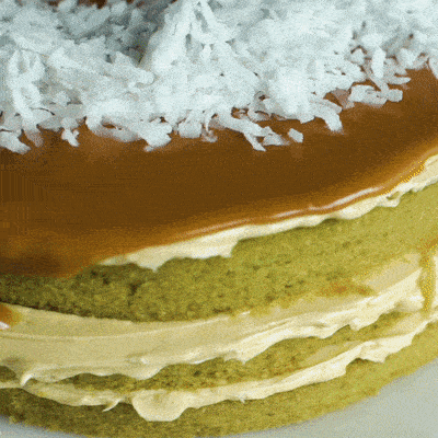 Pandan Gula Melaka Cake - Malaysian Flavor - Ennoble by Elevete - - Eat Cake Today - Birthday Cake Delivery - KL/PJ/Malaysia