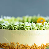 Pandan Gula Melaka Chiffon Cake 8" - Malaysian Flavor - Petiteserie Desserts - - Eat Cake Today - Birthday Cake Delivery - KL/PJ/Malaysia