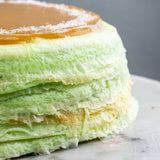 Pandan Kaya Mille Crepe Cake 8" - Crepe Cakes - Yippii Gift - - Eat Cake Today - Birthday Cake Delivery - KL/PJ/Malaysia