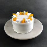 Peach Shortcake 7" - Sponge Cakes - Seventh Day Cafe - - Eat Cake Today - Birthday Cake Delivery - KL/PJ/Malaysia