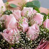 Pink Paradise Rose Flower Bouquet - Flowers - Tailored Floral & Balloon - - Eat Cake Today - Birthday Cake Delivery - KL/PJ/Malaysia