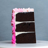 Pink Rosette Cake - Designer Cakes - Pandalicious Bakery - - Eat Cake Today - Birthday Cake Delivery - KL/PJ/Malaysia