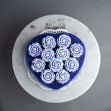 Purple Roses Jelly Cake 8" - Jelly Cakes - Jerri Home - - Eat Cake Today - Birthday Cake Delivery - KL/PJ/Malaysia