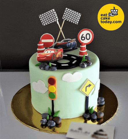Race Car Cake (Customized) - - Eat Cake Today - Cake Delivery from Malaysia's Best Bakers - - Eat Cake Today - Birthday Cake Delivery - KL/PJ/Malaysia