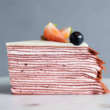 Red Velvet Mille Crepe 8" - Mille Crepe - Junandus - - Eat Cake Today - Birthday Cake Delivery - KL/PJ/Malaysia
