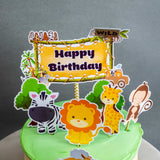 Safari Cake 6" - Sponge Cakes - Jyu Pastry Art - - Eat Cake Today - Birthday Cake Delivery - KL/PJ/Malaysia
