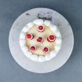 Santa Strawberry Short Cake 6" - Sponge Cakes - Fla Café - - Eat Cake Today - Birthday Cake Delivery - KL/PJ/Malaysia