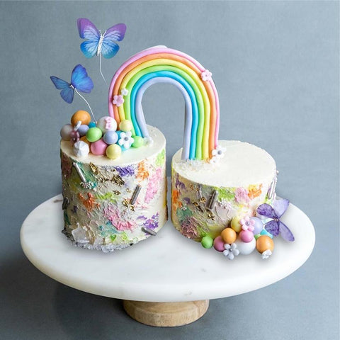 Somewhere Over The Rainbow Cake - Designer Cakes - The Buttercake Factory - - Eat Cake Today - Birthday Cake Delivery - KL/PJ/Malaysia