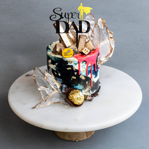 Steel Father's Day Special Cake 4" - Designer Cakes - The Buttercake Factory - - Eat Cake Today - Birthday Cake Delivery - KL/PJ/Malaysia