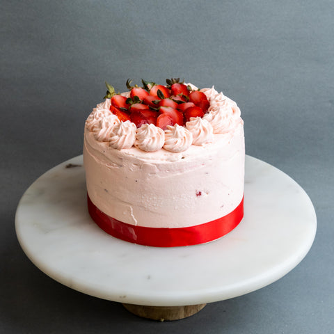 Strawberry Baby Smash Cake 6" - Buttercakes - Cuddly Confectioner - - Eat Cake Today - Birthday Cake Delivery - KL/PJ/Malaysia