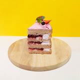 Strawberry Victoria Vegan Naked Cake 6" - Vegan Cakes - Junandus - - Eat Cake Today - Birthday Cake Delivery - KL/PJ/Malaysia