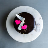 Sweetheart Chocolate Indulgence Cake 6" - Mousse Cakes - Lavish Patisserie - - Eat Cake Today - Birthday Cake Delivery - KL/PJ/Malaysia