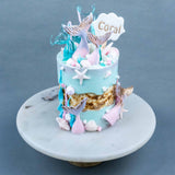 Swimming with Mermaids Cake 4" - Designer Cakes - The Buttercake Factory - - Eat Cake Today - Birthday Cake Delivery - KL/PJ/Malaysia