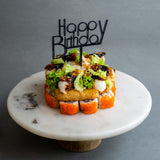 Tempura Sushi Cake 6" - Rice - Washoku Japanese Restaurant - - Eat Cake Today - Birthday Cake Delivery - KL/PJ/Malaysia