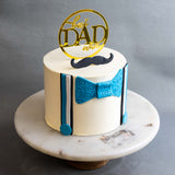 Tuxedo Father's Day Cake 6" - Buttercakes - Pandalicious Bakery - - Eat Cake Today - Birthday Cake Delivery - KL/PJ/Malaysia