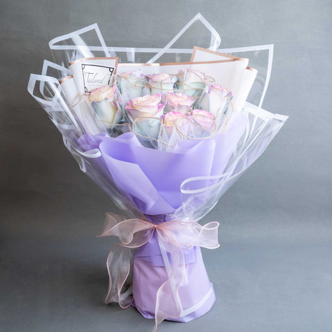 Unicorn Fresh Flower Bouquet - Flowers - Tailored Floral & Balloon - - Eat Cake Today - Birthday Cake Delivery - KL/PJ/Malaysia