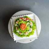 Valentine's Sushi Cake 6" - Rice - Washoku Japanese Restaurant - - Eat Cake Today - Birthday Cake Delivery - KL/PJ/Malaysia