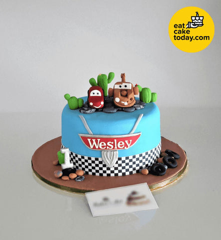 Wesley Cars cake 6' (Customize) - - Eat Cake Today - Cake Delivery from Malaysia's Best Bakers - - Eat Cake Today - Birthday Cake Delivery - KL/PJ/Malaysia